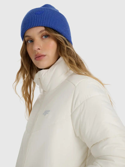 Jachetă de puf pentru femei 4F F583 4FWAW25TDJAF583 creme