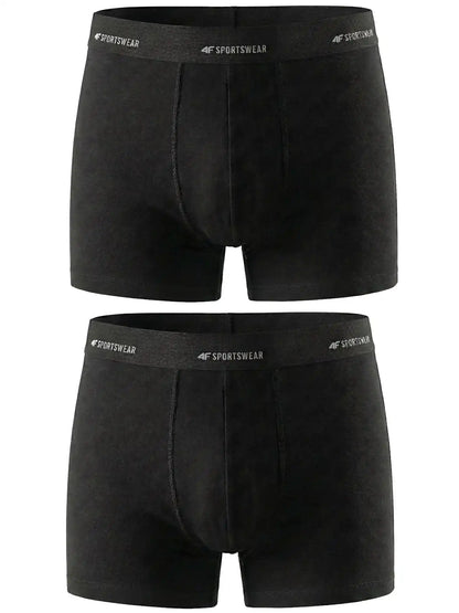 Трусы-боксеры 4F M080 (2pack) 4FWMM00UBXSM080 deep black