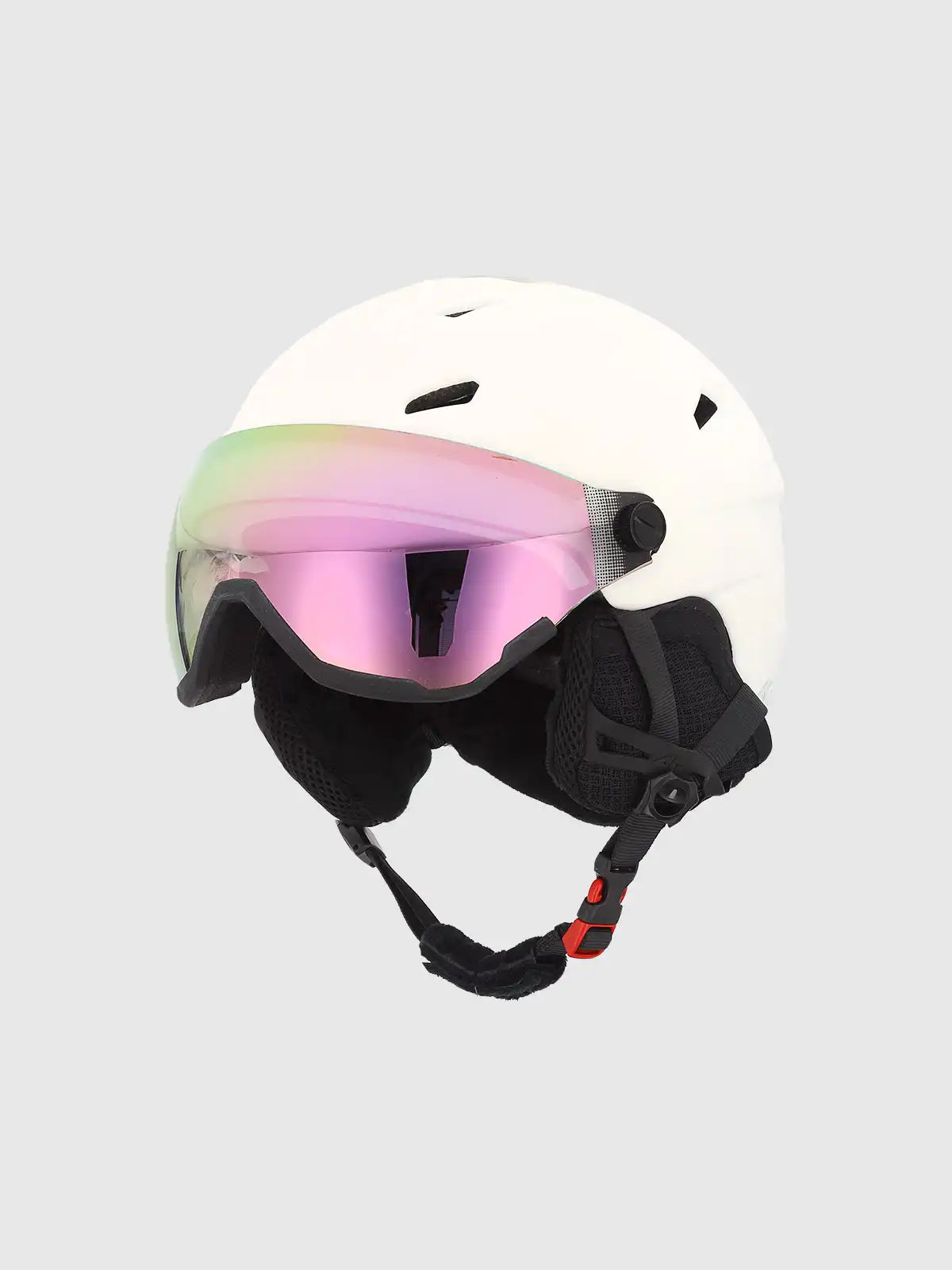 Горнолыжный шлем с визором 4F U131  4FWAW26AHELU131 off white