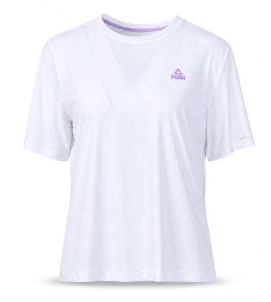 Tricou de alergare pentru femei Peak FW6262142 white