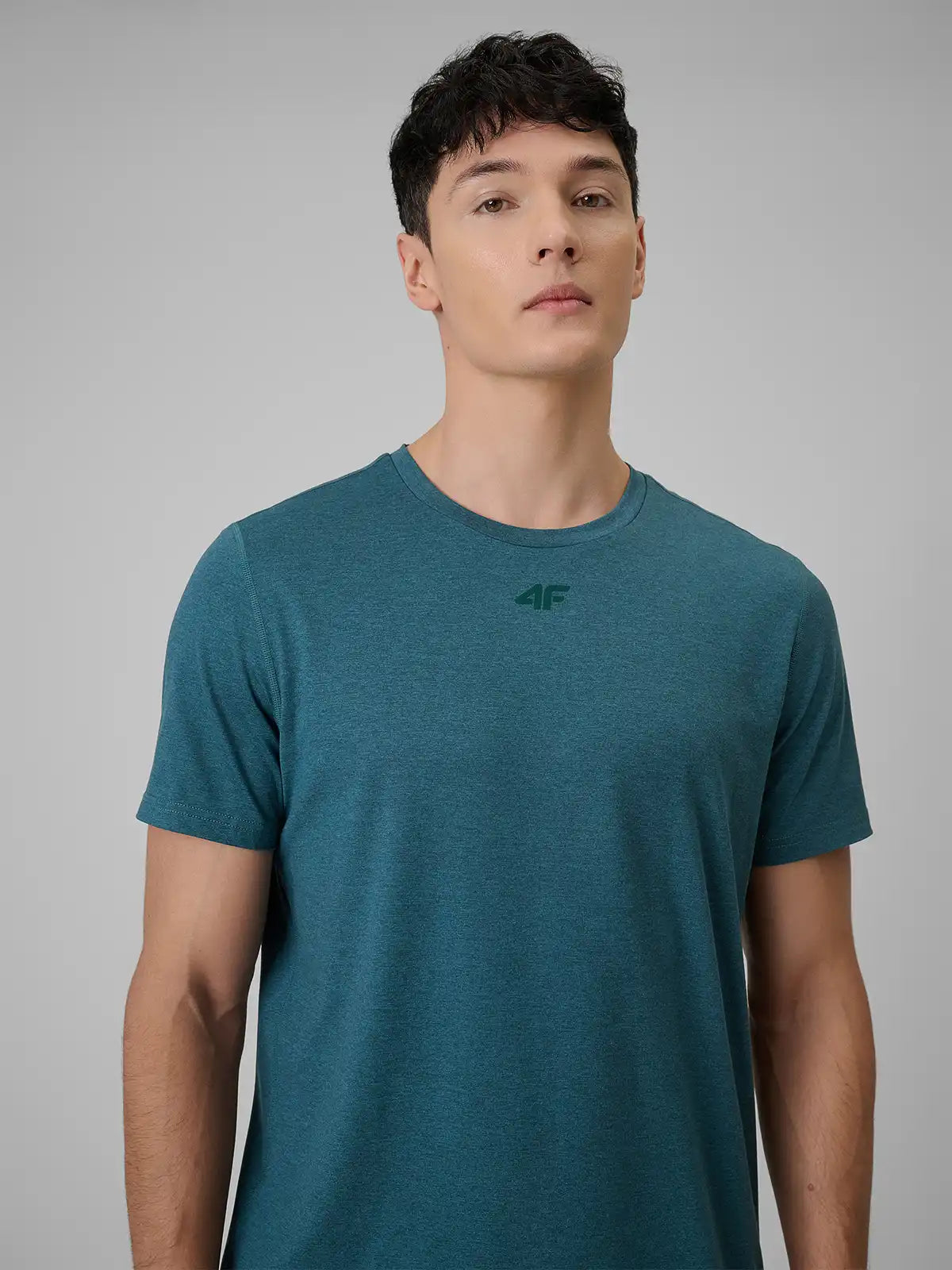 Мужская футболка для тренировок 4F M1786 4FWSS26TFTSM1786 green melange