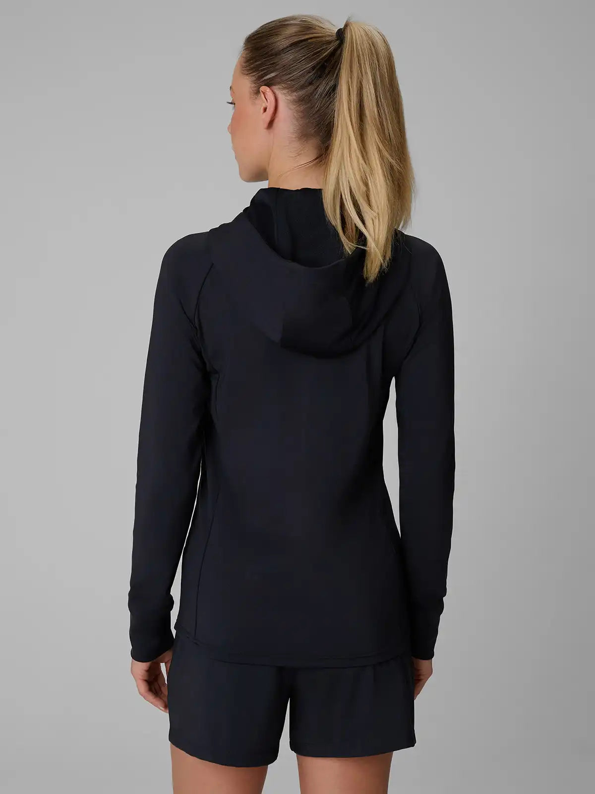 Женский батник на молнии для фитнеса 4F  F0946 4FWAW26TFSWF0946 deep black