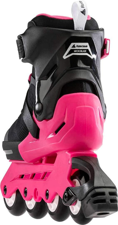 Ролики microblade nero/rosa neon