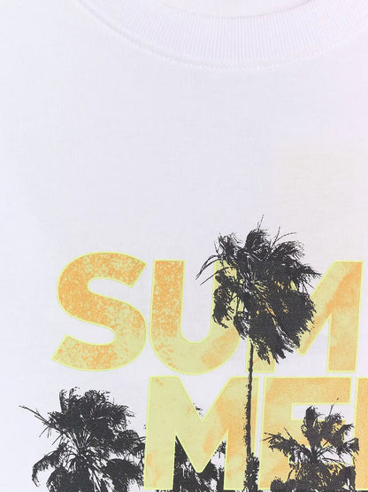 Tricou pentru bărbați casual 4F M2784 4FWSS26TTSHM2784 white