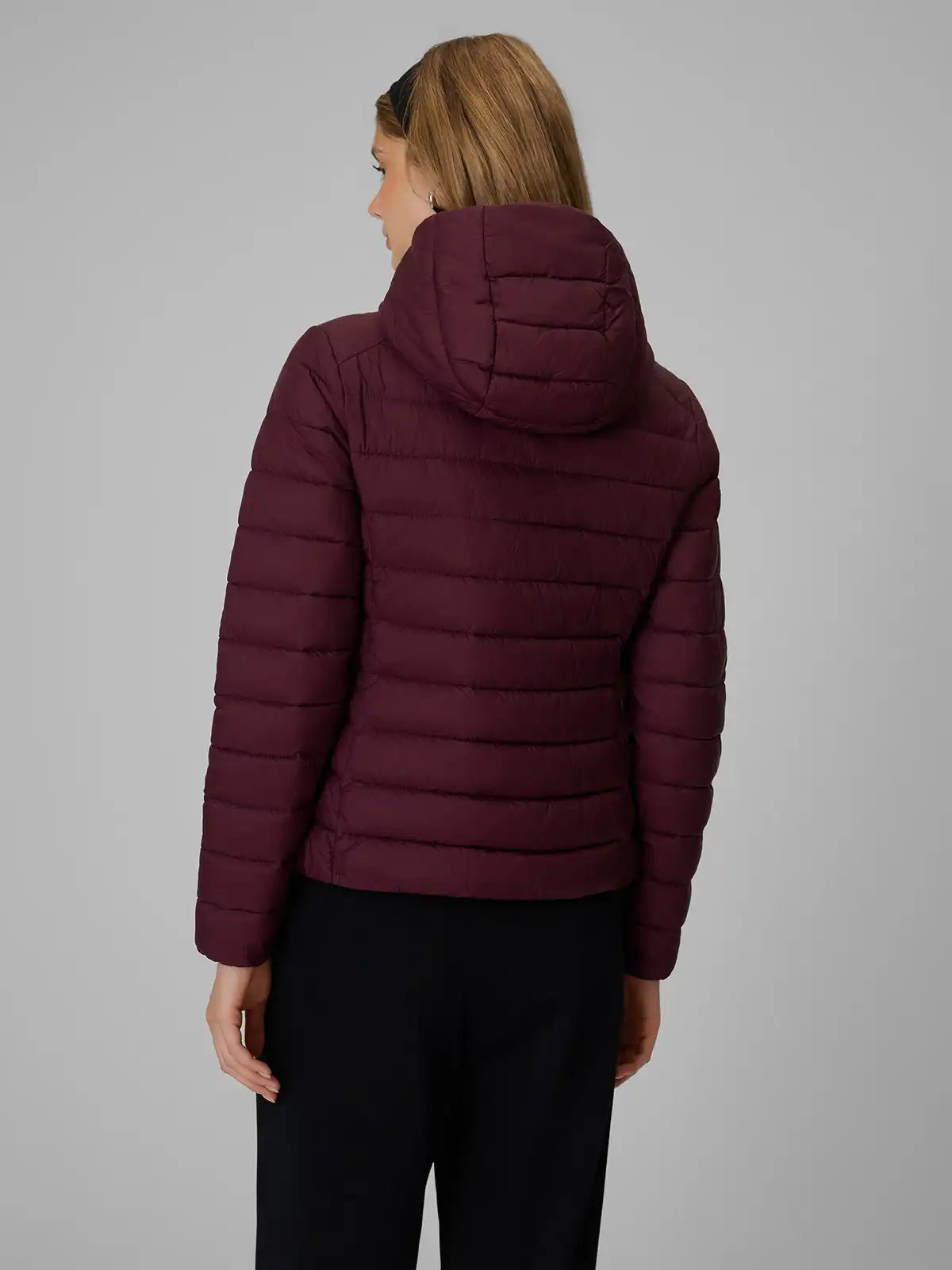 Jachetă de puf pentru femei 4F F0924 4FWAW26TDJAF0924 burgundy