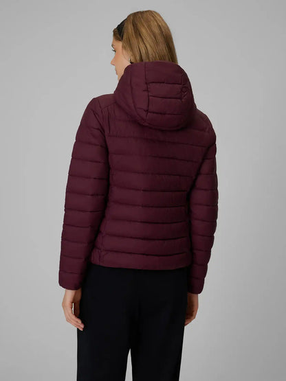 Jachetă de puf pentru femei 4F F0924 4FWAW26TDJAF0924 burgundy
