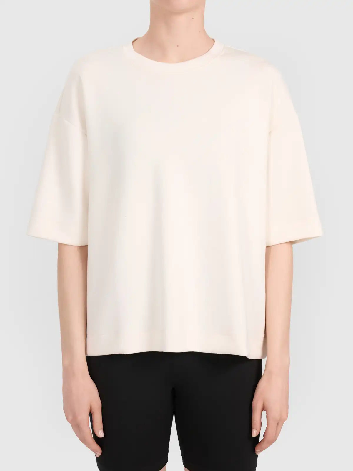 Tricou pentru femei casual 4F F3320 4FWSS26TTSHF3320 creme