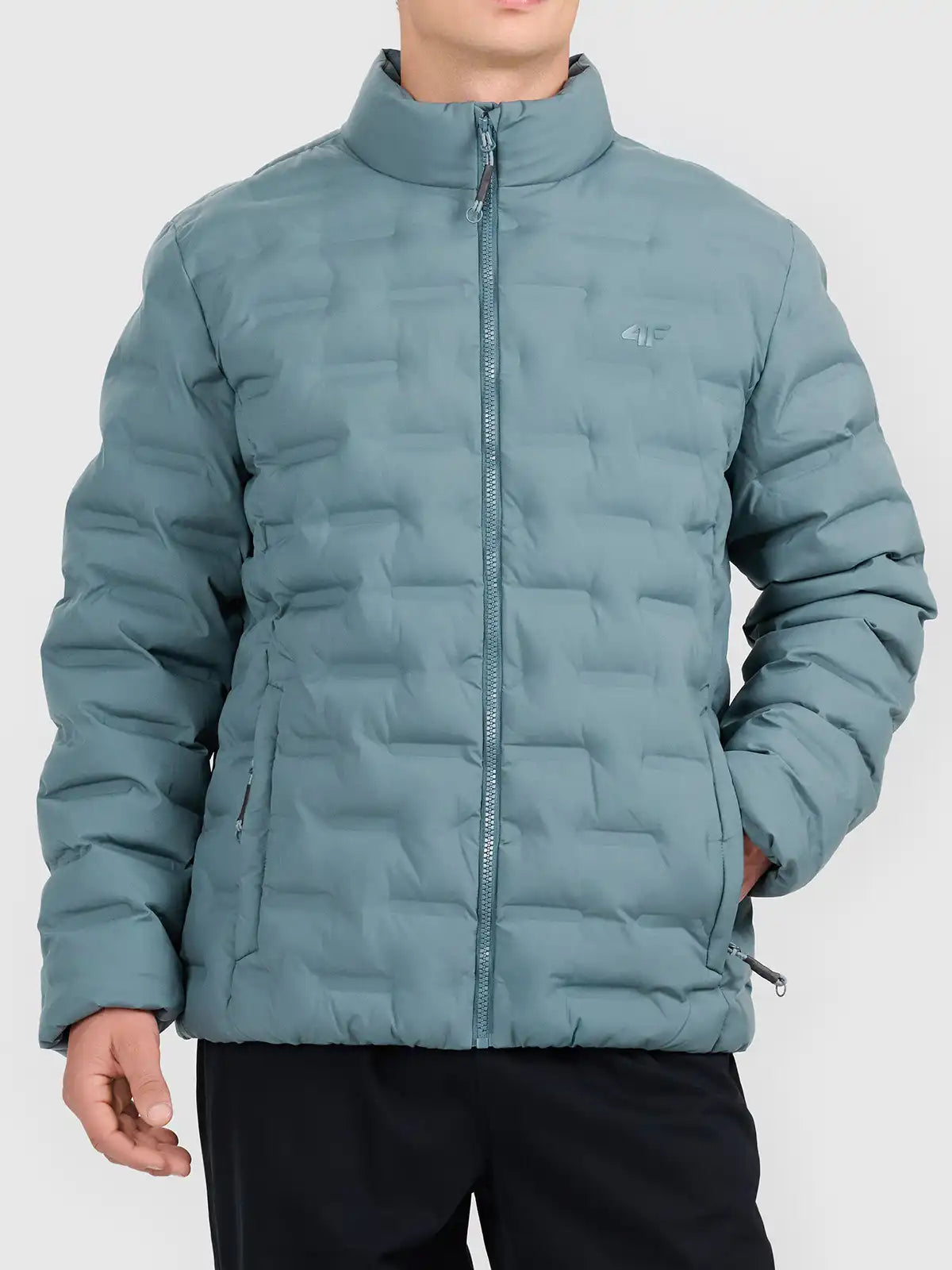 Мужской пуховик 4F M0938 4FWAW26TDJAM0938 denim