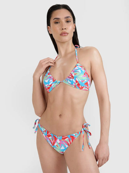 Slip de baie bikini pentru femei 4F F076 4FWSS25UBKBF076 multicolour allover