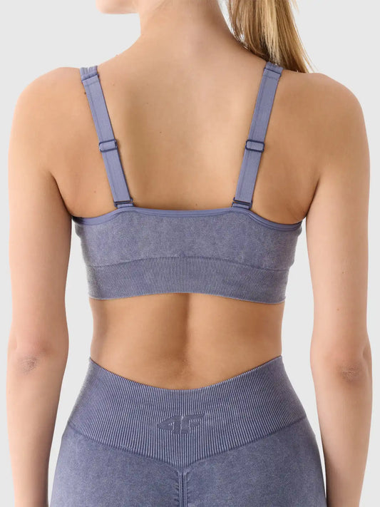 Bra pentru fitness 4F F210 4FWAW25USBAF210 dark blue