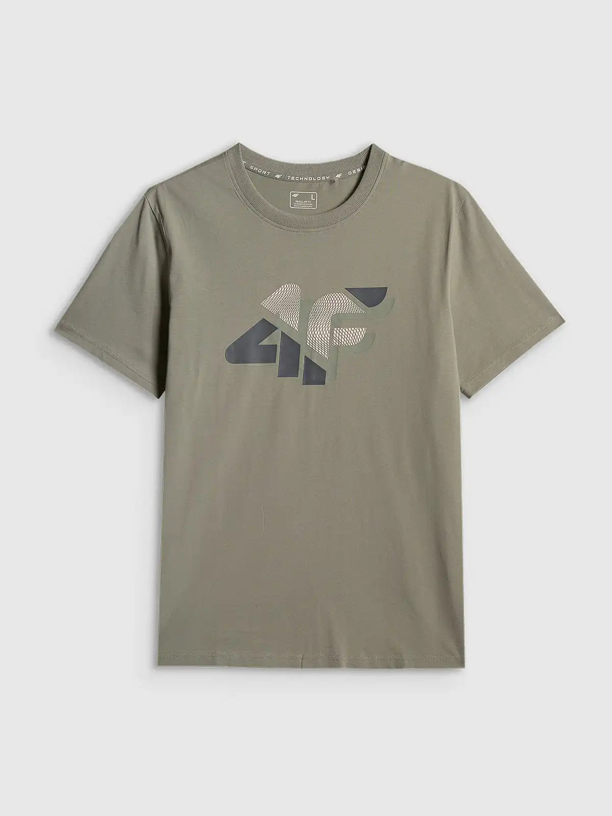Мужская футболка casual 4F M2667 4FWSS26TTSHM2667 khaki