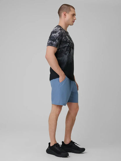 Pantaloni scurți de antrenament pentru bărbați  4F M1278 4FWSS26TFSHM1278 denin