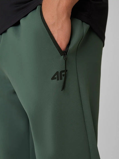 Pantaloni sportivi pentru bărbați 4F M1426 4FWAW26TFTRM1426 dark green