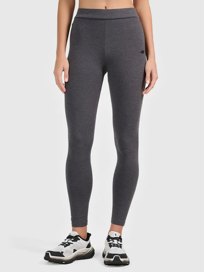Женские леггинсы casual 4F F307 4FWAW26TTIGF307 middle grey melange