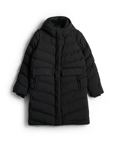 Женский длинный пуховик 4F F0929 4FWAW26TDJAF0929 deep black