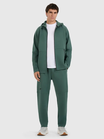 Joggeri pentru bărbați casual 4F M1194 4FWAW25TTROM1194 green