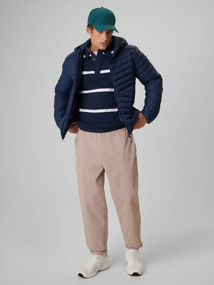 Jachetă de puf pentru bărbați cu glugă 4F M0935 4FWAW26TDJAM0935 navy
