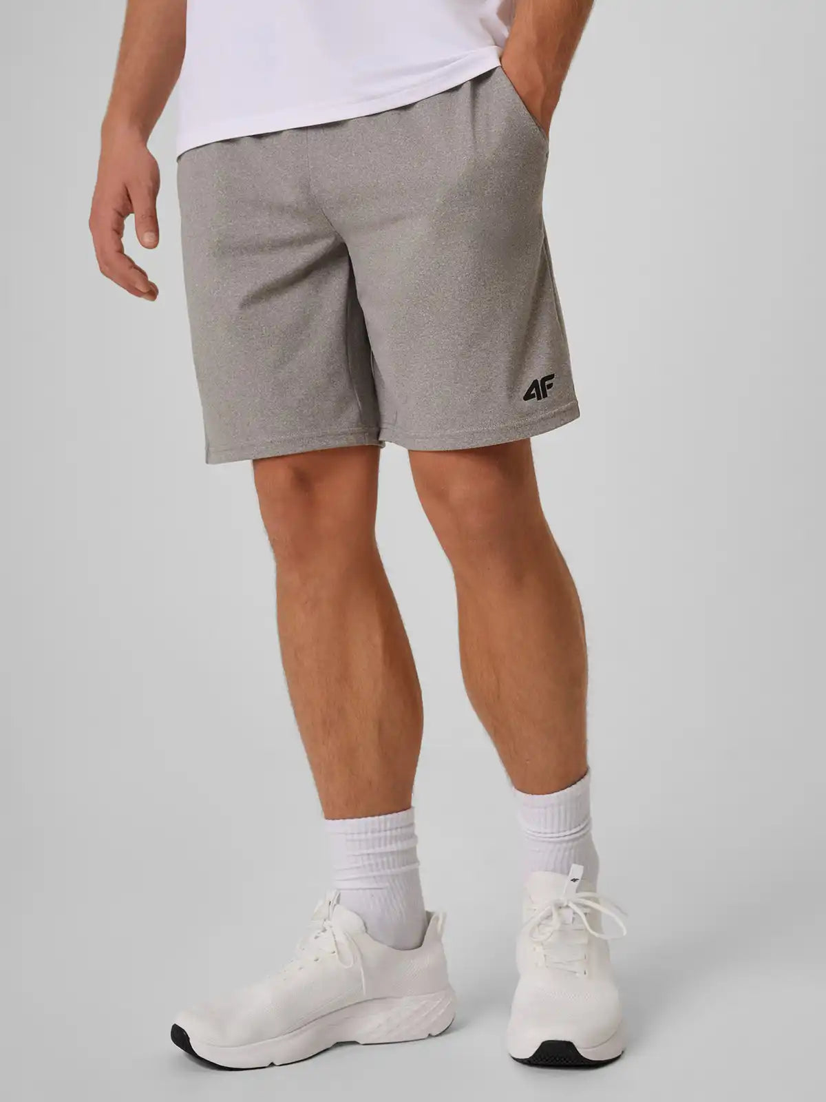 Мужские шорты для фитнеса 4F M1671 4FWAW26TFSHM1671 grey melange