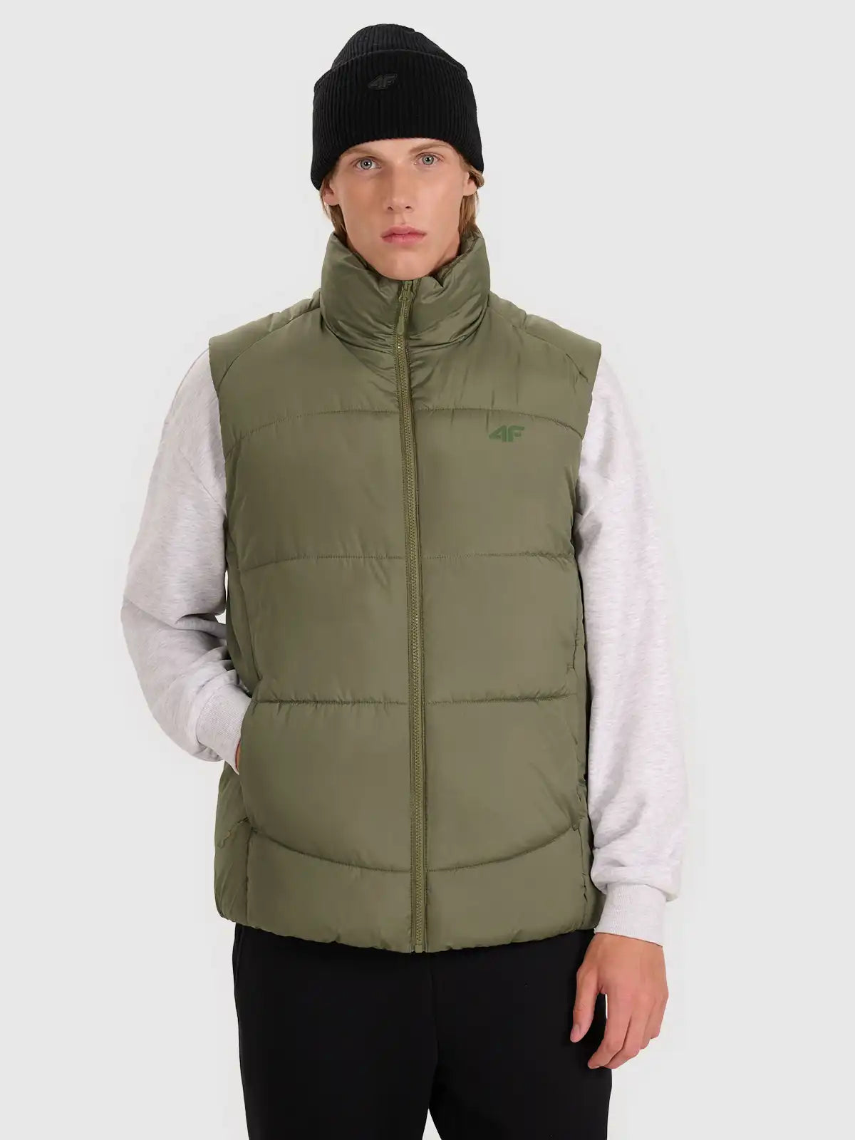 Vestă pentru bărbați  4F M295 4FRAW25TVJAM295 khaki