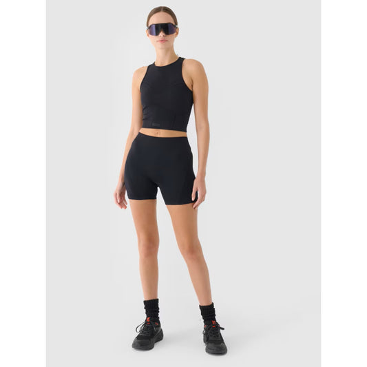 Legginși de antrenament pentru femei  4F F055 4FRAW24TFSTF055 deep black