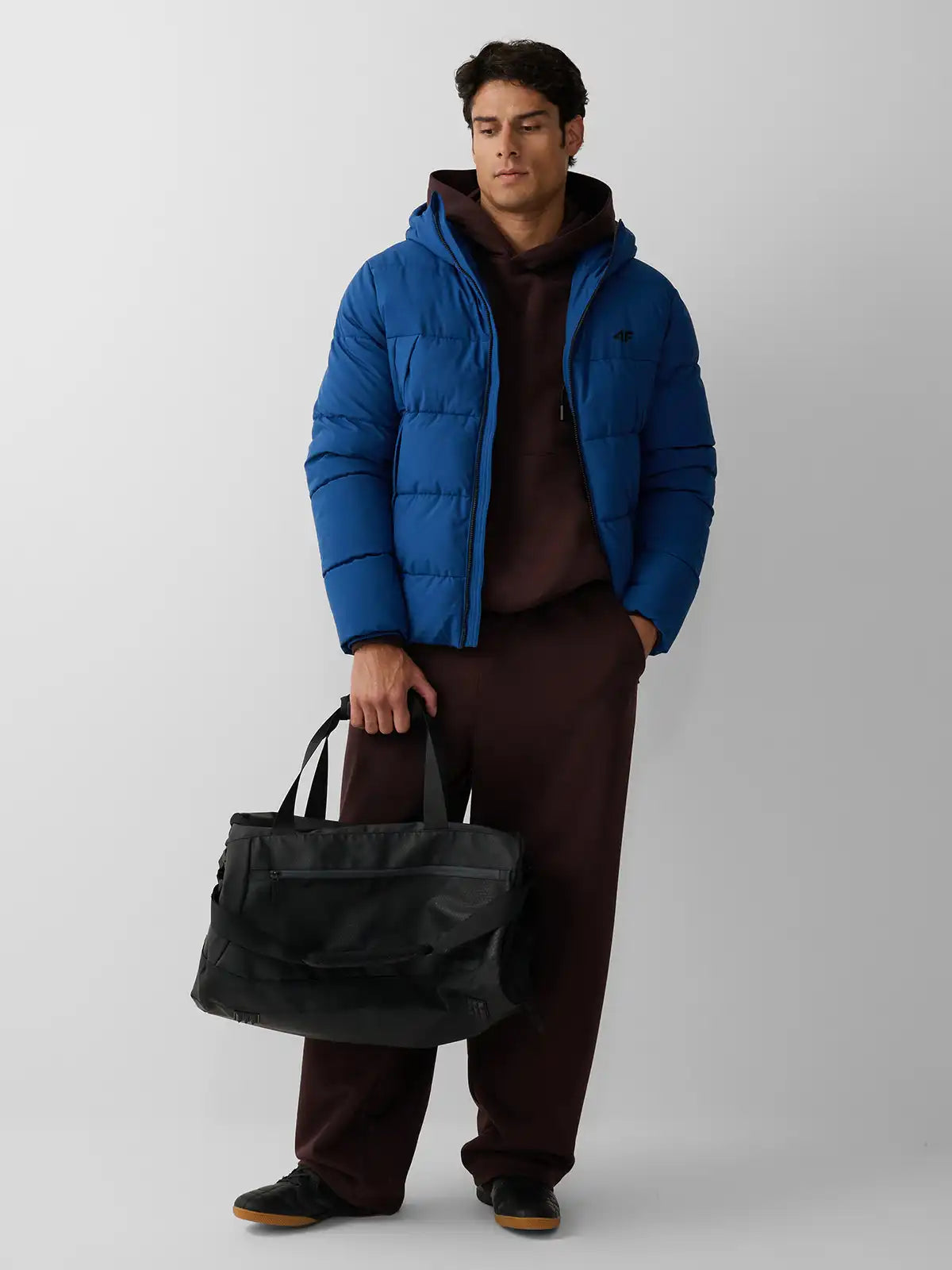 Мужская стеганая куртка 4F M1213 4FWAW26TTJAM1213 dark blue