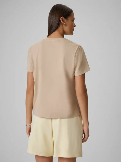 Tricou pentru femei casual 4F F2772 4FWSS26TTSHF2772 beige
