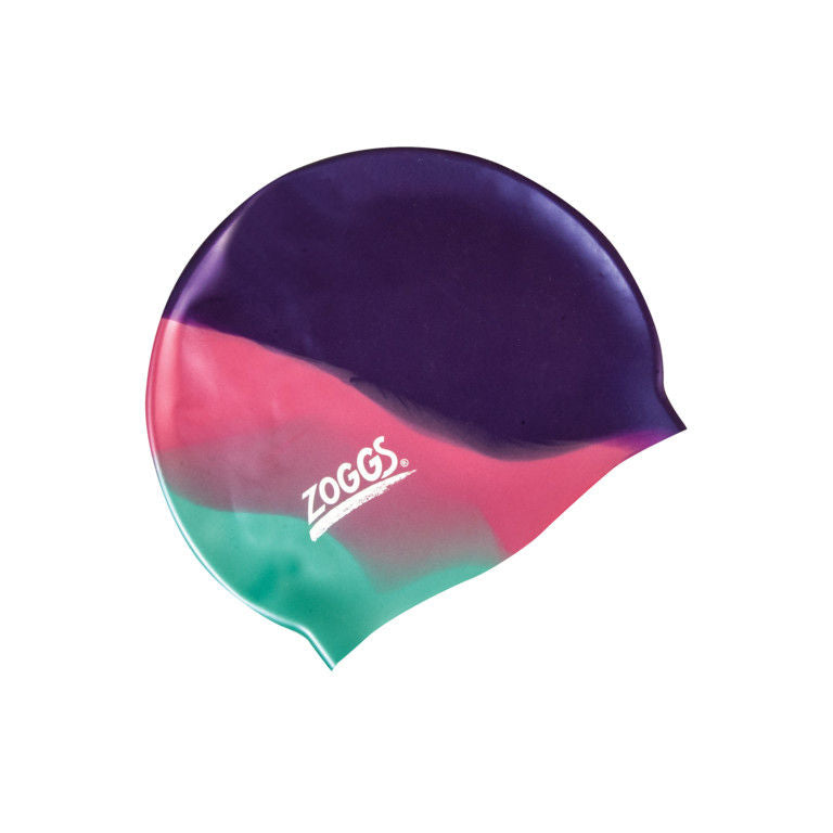 Шапочка для плавания Zoggs jr silicone cap multi colour