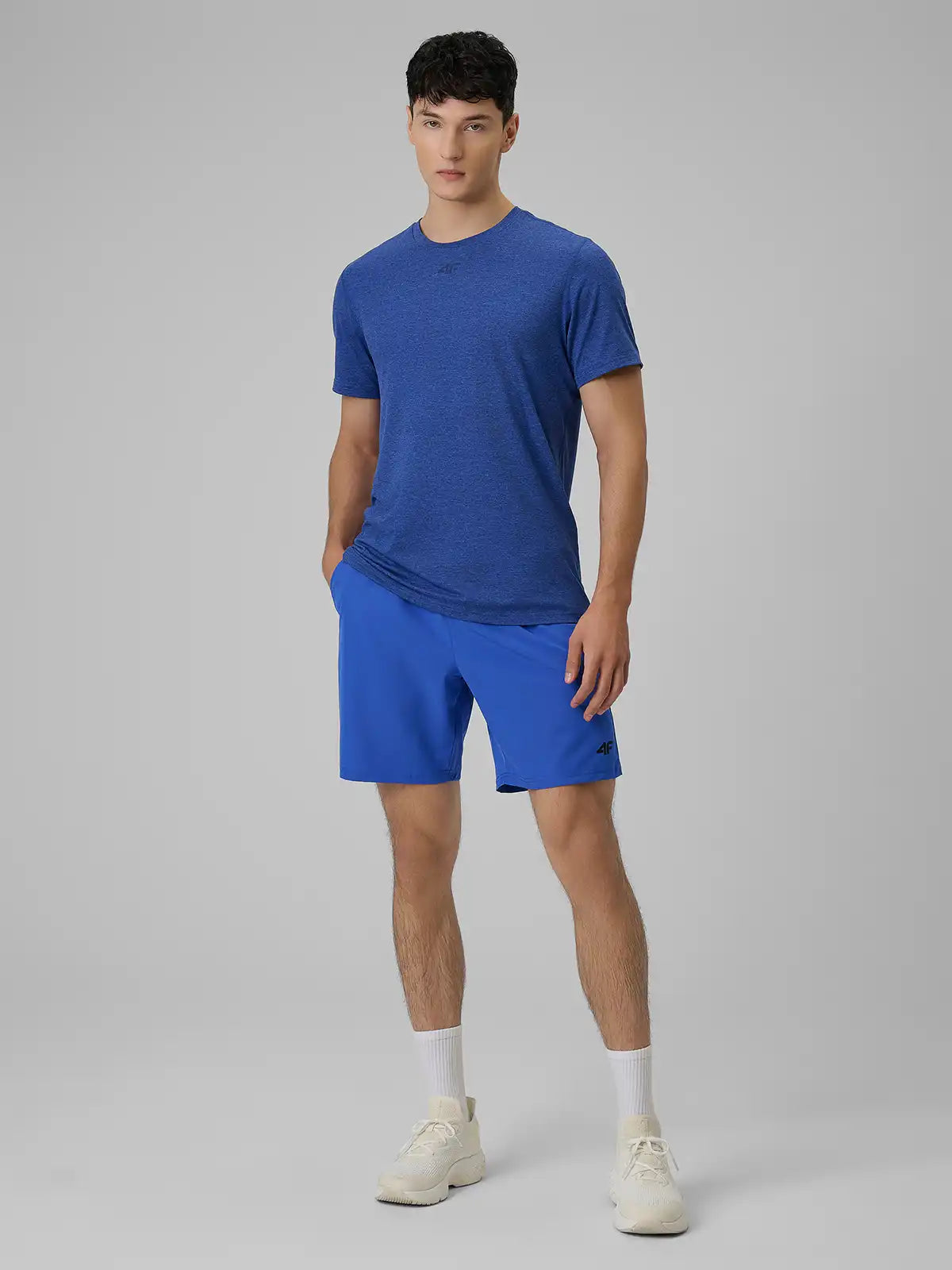 Tricou de antrenament pentru bărbați 4F M1786 4FWSS26TFTSM1786 cobalt melange