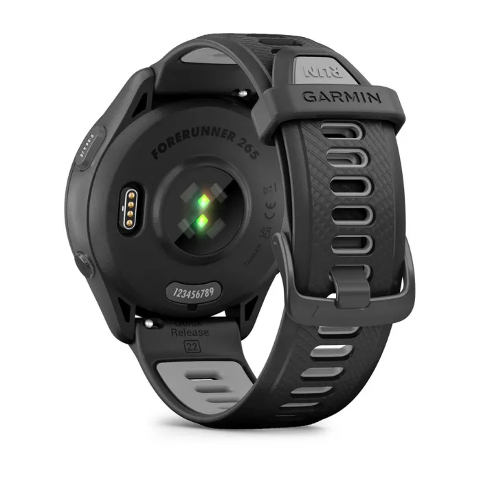 Ceas inteligent pentru alergare 010-02810-10 Garmin Forerunner 265 Black/Powder Gray