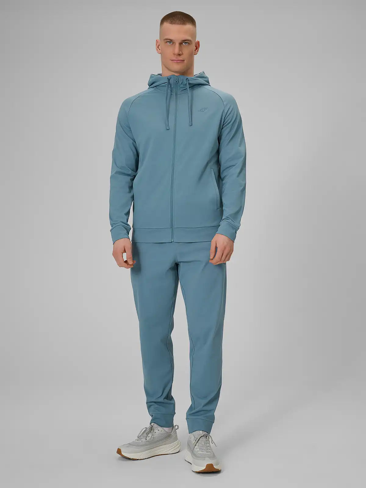 Pantaloni sportivi pentru bărbați 4F M1046 4FWSS26TFTRM1046 denim melange