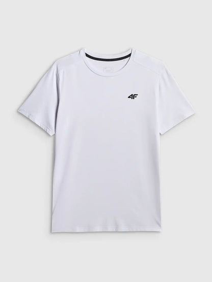 Tricou de antrenament pentru bărbați 4F M1785 4FWSS26TFTSM1785 white