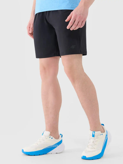 Pantaloni scurți de antrenament pentru bărbați  4F M1277 4FWSS26TFSHM1277 deep black