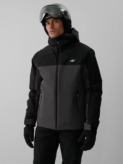 Geacă de ski pentru bărbați 4F M1203 4FWAW26TTJAM1203 dark grey