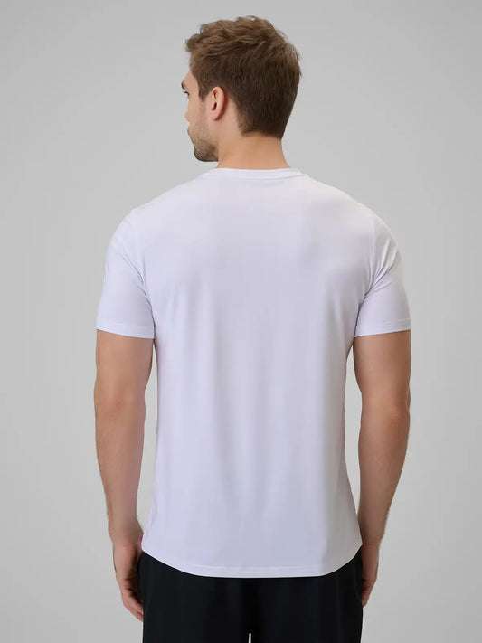 Tricou de antrenament pentru bărbați 4F M1785 4FWSS26TFTSM1785 white