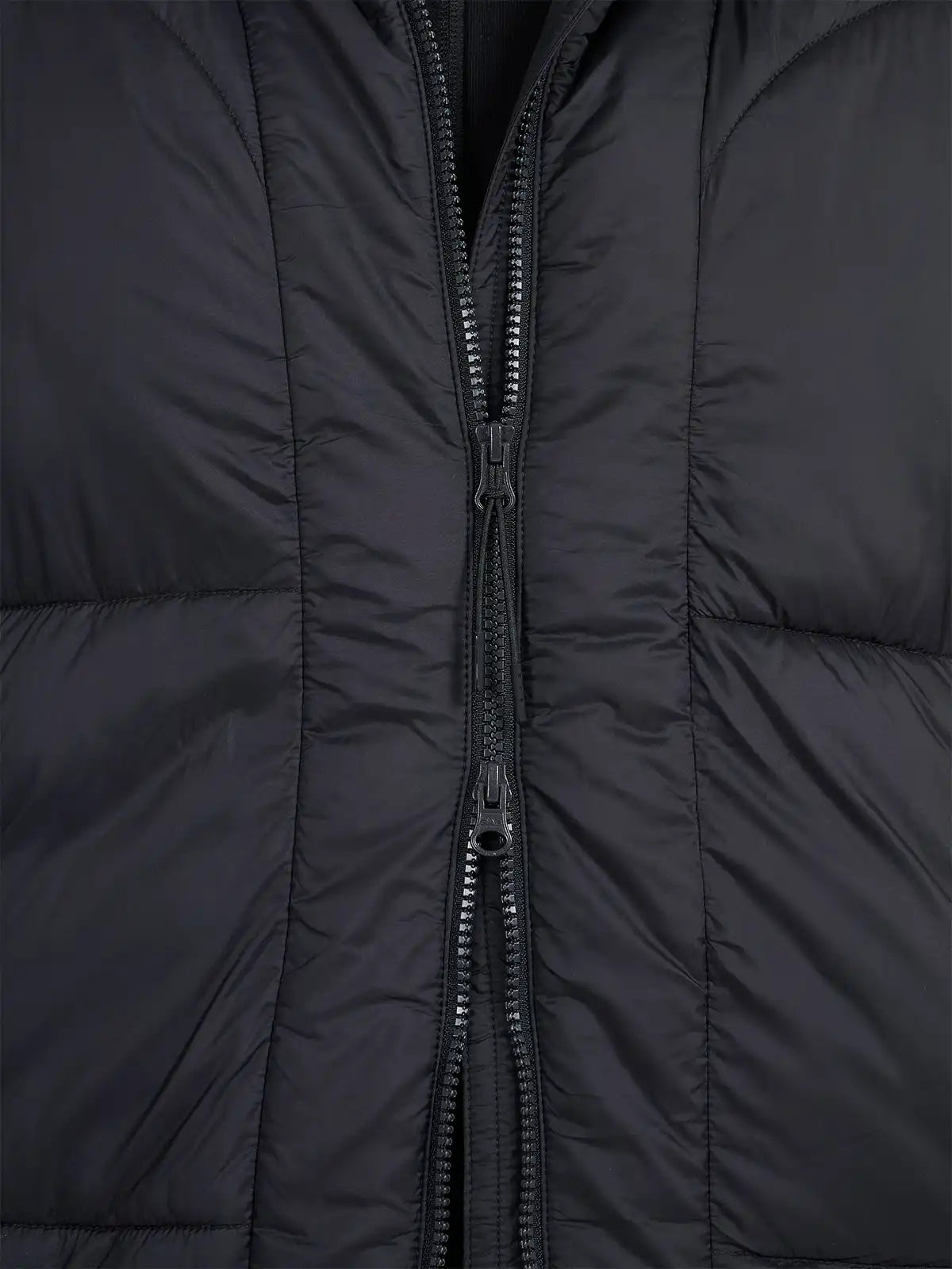 Vestă lungă din puf pentru femei 4F F221 4FWAW25TVJAF221 deep black