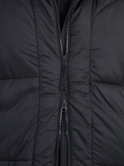 Vestă lungă din puf pentru femei 4F F221 4FWAW25TVJAF221 deep black