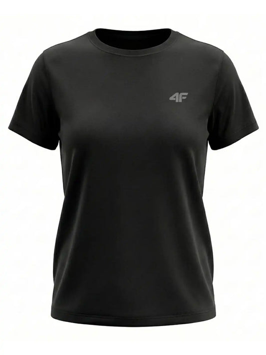 Женская футболка casual 4F F3308 4FWMM00TTSHF3308 deep black