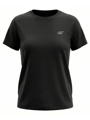 Женская футболка casual 4F F3308 4FWMM00TTSHF3308 deep black