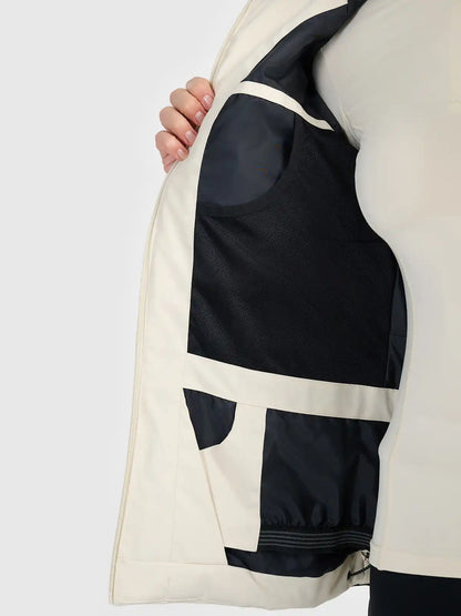 Geacă de ski pentru femei 4F F1222 4FWAW26TTJAF1222 off white