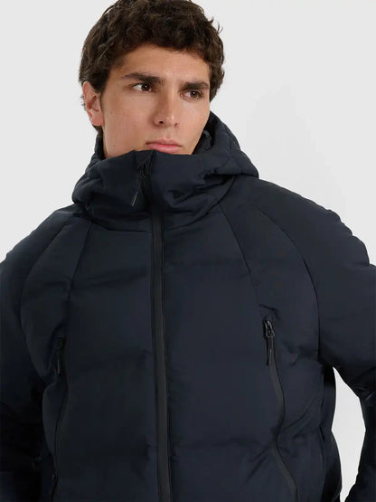 Jachetă impermeabilă pentru bărbați 4F M0995 4FWAW25TTJAM0995 deep black