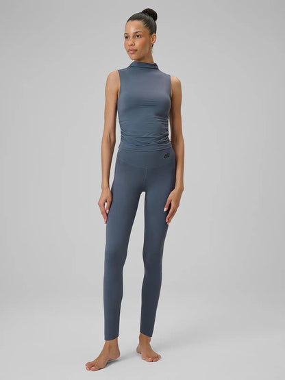 Женский топ для йоги 4F F0885 4FWSS26TFSLF0885 denin