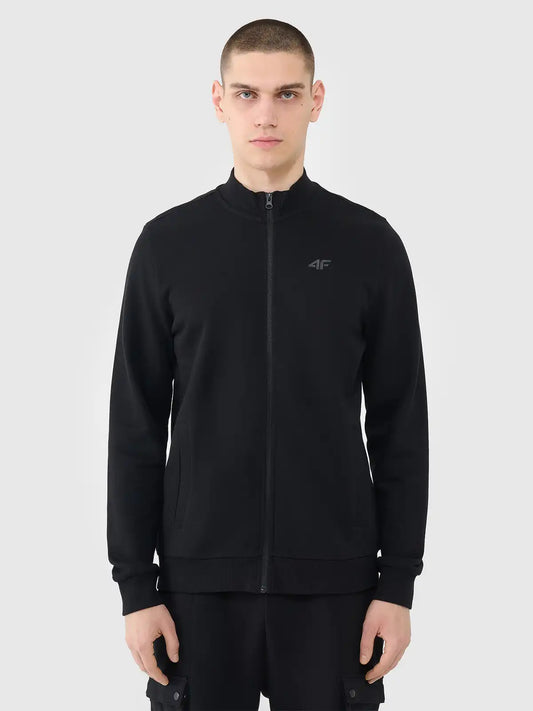 Hanorac cu fermoar pentru bărbați 4F M1463 4FWMM00TSWSM1463 deep black