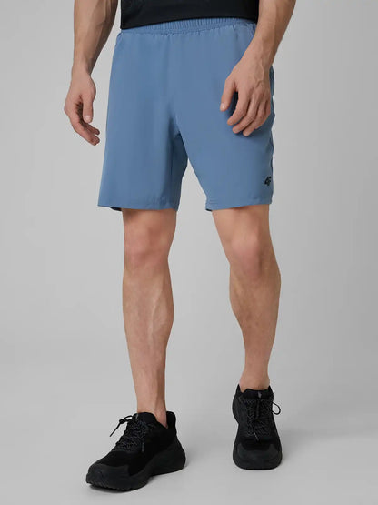 Pantaloni scurți de antrenament pentru bărbați  4F M1278 4FWSS26TFSHM1278 denin