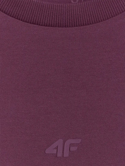 Женская футболка casual  4F F2744 4FWSS26TTSHF2744 burgundy