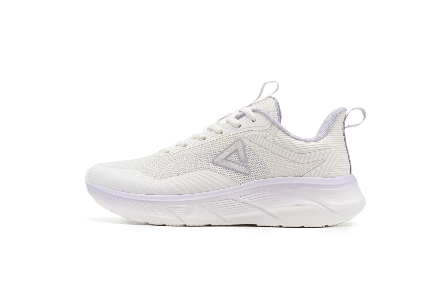 Adidași de alergare pentru femei Peak EXT262388H white/purple