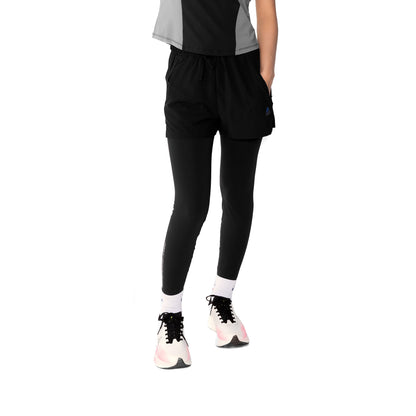 Legginșii de alergare pentru femei Peak  FW3250262 black