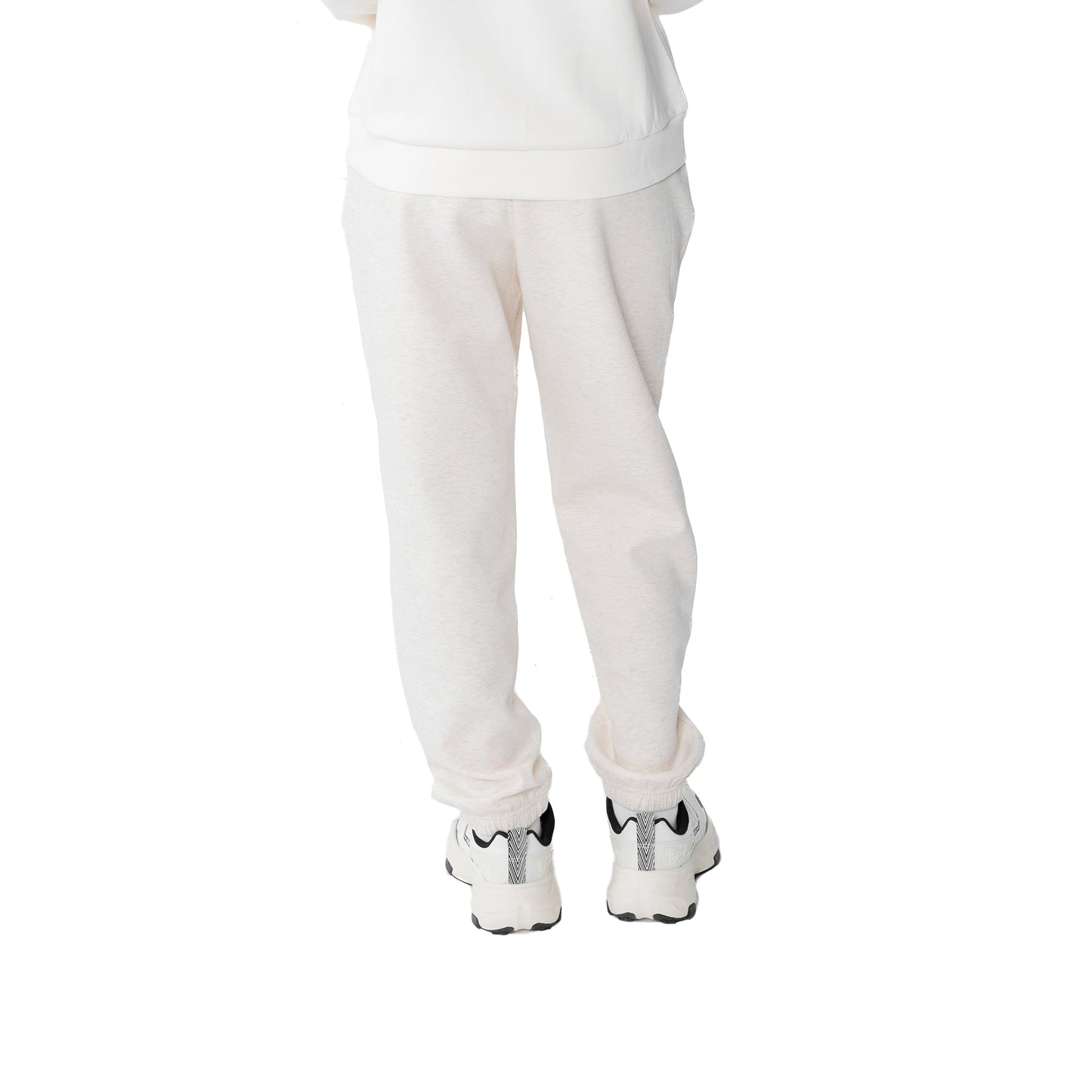 Joggeri pentru femei din fleece FW3253142 lt.melange khaki