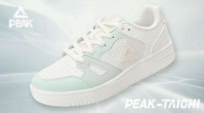 Кроссовки женские Peak casual EXT262528B white/green