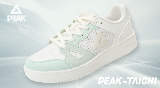 Кроссовки женские Peak casual EXT262528B white/green