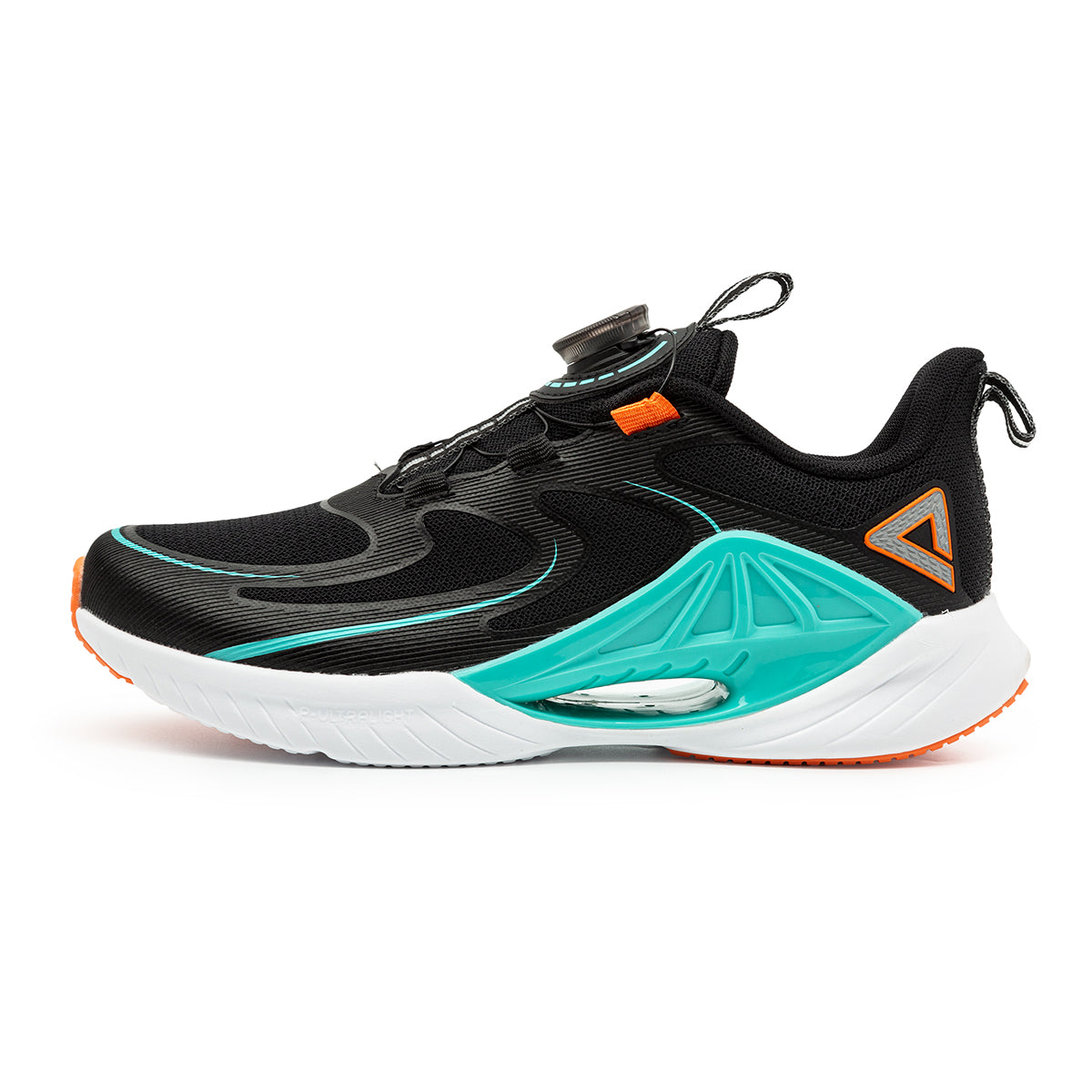 Adidași de alergare pentru copii Peak EK53230H black/lt.green